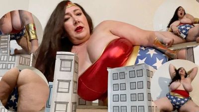 Giant Wonder Woman Lost in Your City – Cutejayne Cosplay BBW Big Tits - porntry.com - Britain - Usa