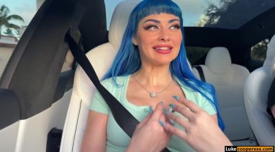 Jewelz Blu - Car Creampie After Date - sunporno.com