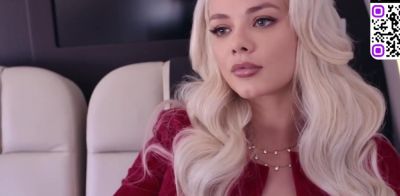 Blonde lady with puny knockers gets a massive penis in her mouth - ah-me.com
