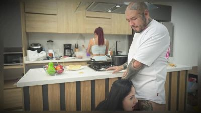 MILF Wants Cock, Fucked in Kitchen in Front of Stepdaughter - xxxfiles.com - Spain - Colombia