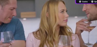 Blonde chick gets snatch tonguing and double invasion from 2 men - ah-me.com