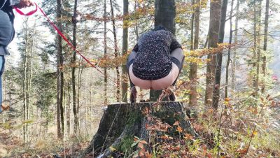 Desperate Teen Slut Leashed Outdoor Pissing and Anal with Mature Lesbian - xxxfiles.com