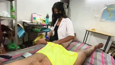 Big Ass Indian Nurse Fucks Patient in Ass While Doctor Is Away - Pinki Didi - porntry.com - India