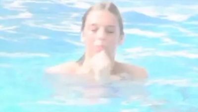 Hot Busty MILF Krystal De Boor Flashing in Swimming Pool - xxxfiles.com - Germany