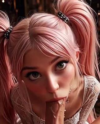 AI-Generated Redhead Goddess Gets POV Blowjob & Total Body Worship - bigpornai.com