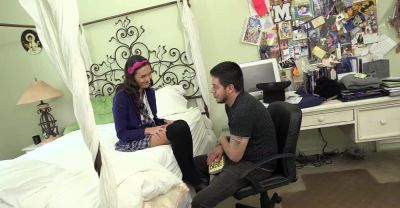 Teen Maya in tight uniform gets pounded - alphaporno.com