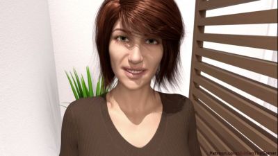 POV handjob tease from a short-haired brunette in a public restroom - yesvids.com