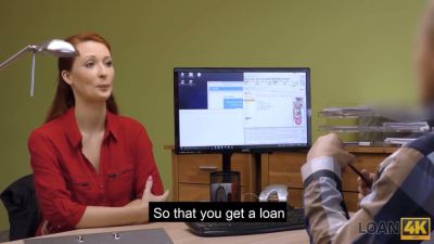Voluptuous Hungarian blonde seduces her loan officer in a steamy office casting - yesvids.com - Hungary