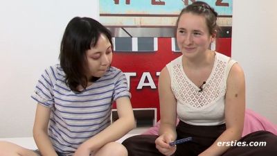 Yuli and Mira explore each other with fingers and toys - yesvids.com - Germany