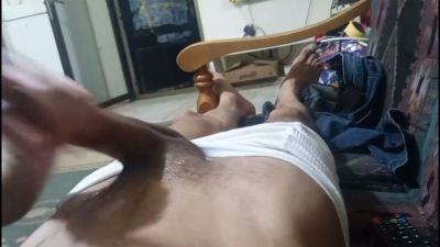 Arab wife enjoys anal play with a dildo while her husband мастурбирует nearby - yesvids.com