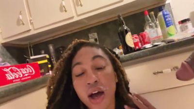 Curvy Jamaican beauty takes deep anal from muscular lover in the kitchen - yesvids.com - Jamaica