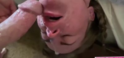 He Finishes Inside Her Throat Sloppiest Deepthroat You've Ever Seen - inxxx.com