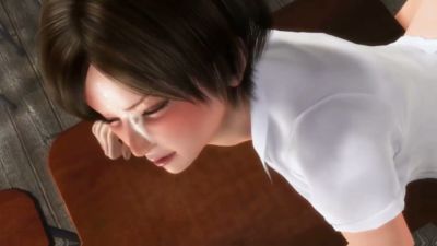 3D Asian schoolgirl gets taken anally by her classmate in classroom - yesvids.com