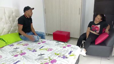 Skinny Brazilian Latina teases with a fake interview before deep missionary sex - yesvids.com - Brazil