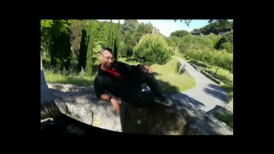Mature blonde enjoys foot fetish outdoors with her partner by a mountain pool - yesvids.com - Portugal