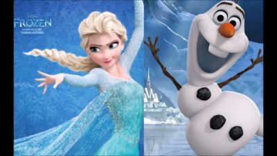 New - Platinum blonde in full Elsa cosplay worships a thick black cock while stretching her ass with an orange toy - yesvids.com