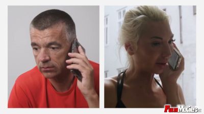 Blonde European masseuse gives a handjob before riding her client - yesvids.com