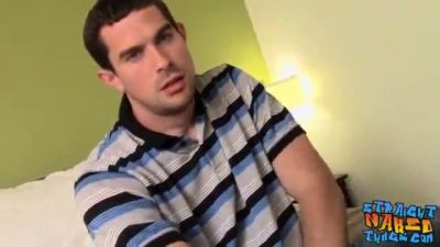 Male celebrity model Ian Somerhalder slowly jerks off on his bed - yesvids.com
