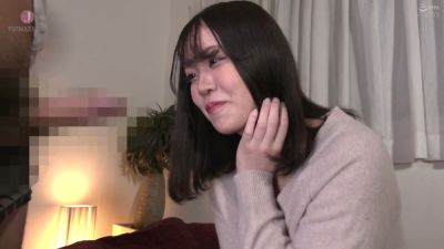 Young Japanese beauty Miho Aikawa gives head on a red couch in a soft-lit room - yesvids.com - Japan