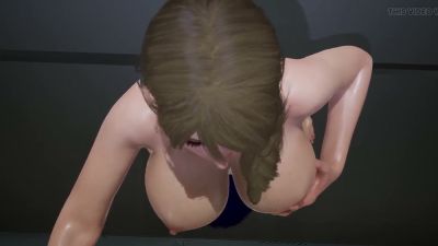 Mature woman enjoys passionate cunnilingus from eager young lover in vivid 3D animation - yesvids.com - Canada