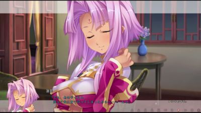 Pink-haired anime vixen grinds on her partner's face while caressing his chest in a vivid hentai scene - yesvids.com