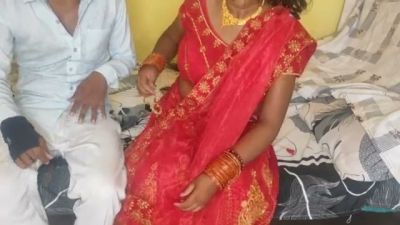 Indian bride experiences passionate hardcore sex on her wedding night - yesvids.com - India