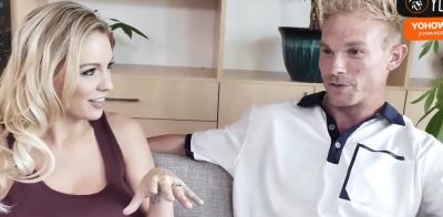 Nymph - Blonde stepmom prizes her stepson with blowjob - ah-me.com