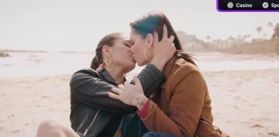 Two ultra-cute brunettes play with a dildo and each other - ah-me.com