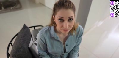Busty honey gives him a deep blowjob - ah-me.com