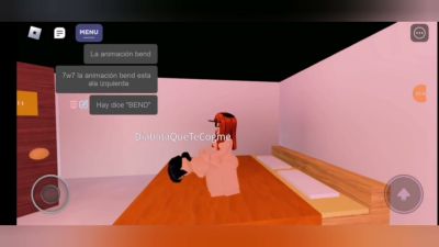 Red-haired avatar zLenn engages in virtual lesbian encounters in a stylized Roblox world - yesvids.com