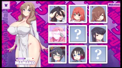 New - Succubus character teases in animated game parody with digital waifu interface - yesvids.com