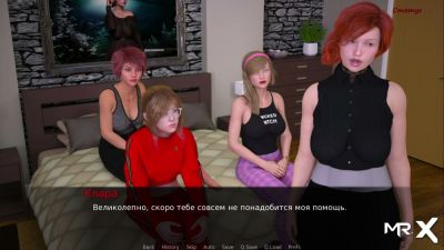 New - Redhead in black turtleneck teases with her large breasts in anime-style scene - yesvids.com
