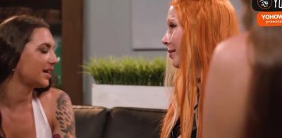 Redhead honey likes scissoring and a steaming threeway with her friends - ah-me.com