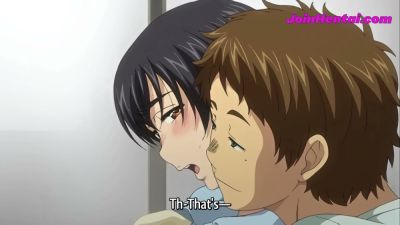 Anime couple caught in forbidden after-school tension at home - yesvids.com