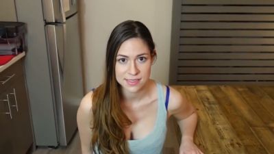 Brunette Ashley submits to blackmail with deep oral and rough kitchen ass fucking - yesvids.com