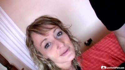 Blonde locks tumble as she rides then crawls onto all fours for deep thrusts - yesvids.com
