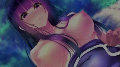Animated Japanese schoolgirl in suggestive anime poses under starry nights and soft lighting - yesvids.com - Japan