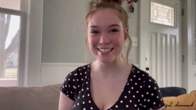 Glasses-wearing redhead takes her hairy best friend deep inside her - yesvids.com