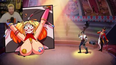 Blonde vixen takes double pleasure in a surreal hentai circus fantasy - yesvids.com