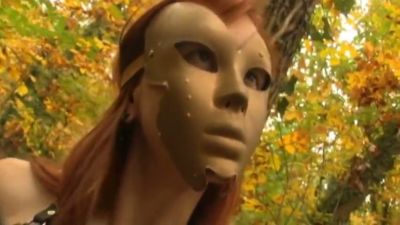 American femdom queen dominates her submissive in a forest during the Amazon Challenge - yesvids.com - Usa