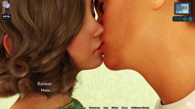Ukrainian brunette in 3D digital intimacy shares passionate kiss and oral exchange - yesvids.com - Ukraine