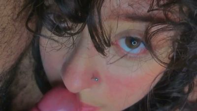 Tattooed stepmom worships her stepson's cock in an intimate bedroom session - yesvids.com