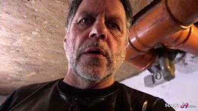 German submissive Alice Maze bound and taken roughly by multiple men in a dungeon - yesvids.com - Germany