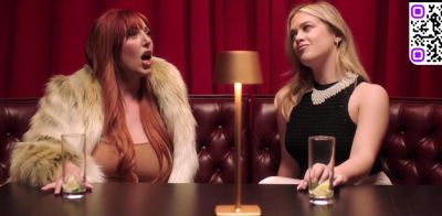 Blonde and redhead gals enjoy facesitting him - ah-me.com
