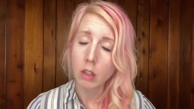 Pink-haired tattooed amateur reveals her pierced pussy on camera - yesvids.com