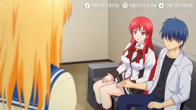 Red-haired anime vixen takes it deep in white lace during a forbidden office encounter - yesvids.com