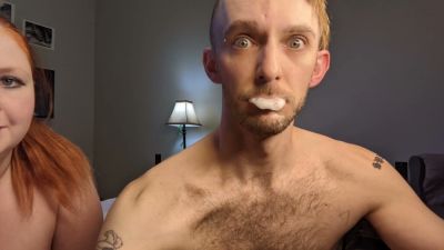 Redhead couple plays truth or dare in steamy behind-the-scenes bedroom session - yesvids.com