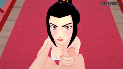 Azula delivers a passionate POV blowjob in a fiery anime fantasy - yesvids.com - Japan