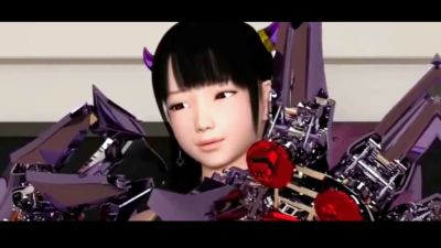 3D anime couple heat up a futuristic office with intense creampie sex - yesvids.com