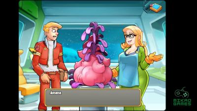 Blonde mechanic and astronaut respond to alien distress call in cartoon space adventure - yesvids.com
